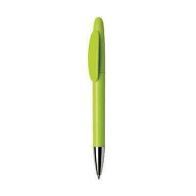 Branded Promotional LEGACY EXTRA SILVER PLASTIC TWIST ACTION BALL PEN Pen From Concept Incentives.