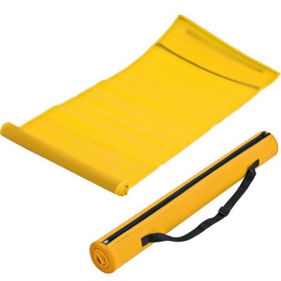 Branded Promotional BEACH MAT in Yellow Beach Mat From Concept Incentives.