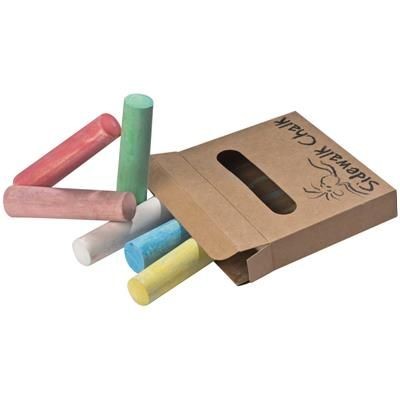 Branded Promotional CRAYON BOX in Brown Crayon From Concept Incentives.