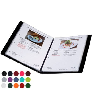 Branded Promotional BELLUNO PU A5 INFORMATION PRESENTER Menu Cover From Concept Incentives.