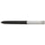 Branded Promotional PURE SOFT BLACK TWIST PLASTIC SOFT FEEL BALL PEN in Grey Pen From Concept Incentives.