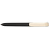 Branded Promotional PURE SOFT BLACK TWIST PLASTIC SOFT FEEL BALL PEN in Beige Pen From Concept Incentives.