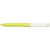 Branded Promotional PURE SOFT WHITE CLIP TWIST PLASTIC BALL PEN in Lime Pen From Concept Incentives.