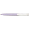 Branded Promotional PURE SOFT WHITE CLIP TWIST PLASTIC BALL PEN in Lilac Pen From Concept Incentives.