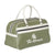 Branded Promotional RETROSPORT SPORTS BAG in Green & Beige Bag From Concept Incentives.