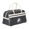 Branded Promotional RETROSPORT SPORTS BAG in Black & White Bag From Concept Incentives.