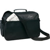 Branded Promotional NEW YORK SHOULDER DOCUMENT BAG in Black Bag From Concept Incentives.