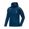 Branded Promotional JAKO TRAINING JACKET CLASSICO MENS in Navy & Yellow Jacket From Concept Incentives.