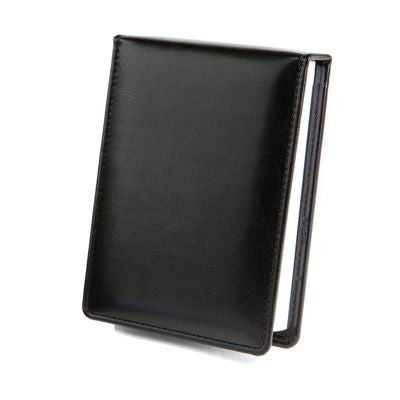 Branded Promotional DELUXE DESK JOTTER in Richmond Nappa Leather Journal Note Book From Concept Incentives.