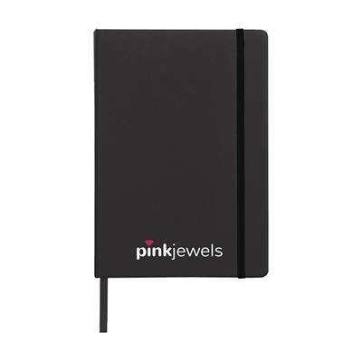 Branded Promotional POCKET NOTE BOOK A4 in Black Note Pad From Concept Incentives.