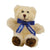 Branded Promotional 5 INCH TALL CHESTER BEAR with Neck Bow Soft Toy From Concept Incentives.