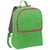 Branded Promotional POLYESTER BACKPACK RUCKSACK in Apple Green Bag From Concept Incentives.