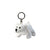 Branded Promotional FREDDY THE POLAR BEAR KEYRING CHAIN in White Keyring From Concept Incentives.