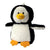 Branded Promotional KJELL THE BABY PENGUIN in Black & White Soft Toy From Concept Incentives.