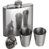 Branded Promotional STAINLESS STELL HIP FLASK SET with 2 Liquor Cup Hip Flask From Concept Incentives.