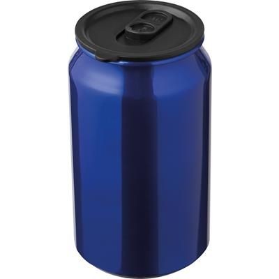 Branded Promotional DRINK CUP in Blue Sports Drink Bottle From Concept Incentives.