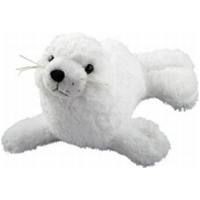 Branded Promotional SILVIA THE SMALL SEAL in White Soft Toy From Concept Incentives.