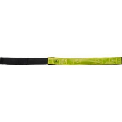 Branded Promotional HIGH VISIBILITY REFLECTIVE ARM BAND in Yellow Arm Band From Concept Incentives.