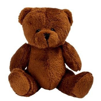 Branded Promotional ANDREA TEDDY BEAR in Brown Soft Toy From Concept Incentives.