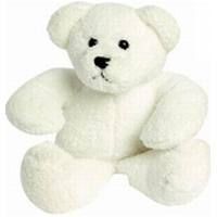 Branded Promotional META THE LITTLE TEDDY in White Soft Toy From Concept Incentives.