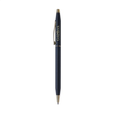 Branded Promotional CROSS CENTURY CLASSIC PEN in Black & Gold Pen From Concept Incentives.