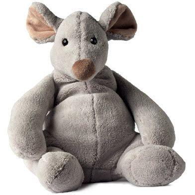 Branded Promotional MIRJA THE TUBBY MOUSE in Grey Soft Toy From Concept Incentives.