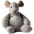 Branded Promotional MIRJA THE TUBBY MOUSE in Grey Soft Toy From Concept Incentives.