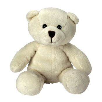 Branded Promotional IDA DRESS UP TEDDY in White Soft Toy From Concept Incentives.