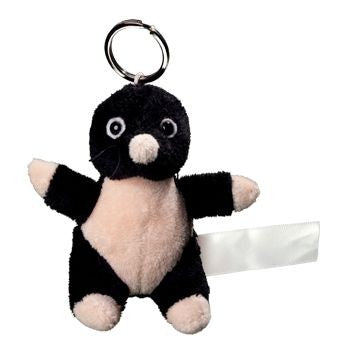 Branded Promotional MOLE PLUSH KEYRING Keyring From Concept Incentives.