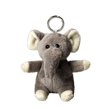 Branded Promotional ELEPHANT PLUSH KEYRING Keyring From Concept Incentives.