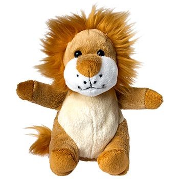 Branded Promotional HENNING LION Soft Toy From Concept Incentives.