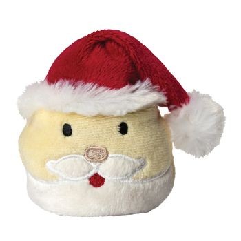 Branded Promotional SCHMOOZIE FATHER CHRISTMAS FATHER CHRISTMAS SANTA Soft Toy From Concept Incentives.