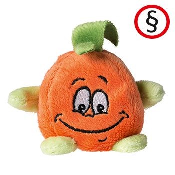 Branded Promotional SCHMOOZIE ORANGE Soft Toy From Concept Incentives.