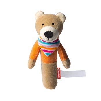 Branded Promotional BEAR GRAB TOY with Squeaker Soft Toy From Concept Incentives.