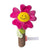 Branded Promotional FLOWER GRAB TOY with Squeaker Soft Toy From Concept Incentives.