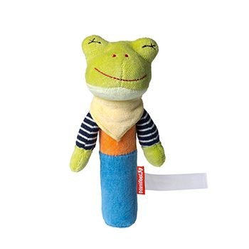 Branded Promotional FROG GRAB TOY with Squeaker Soft Toy From Concept Incentives.