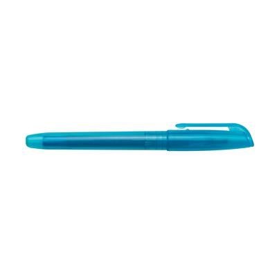 Branded Promotional PEN HIGHLIGHTER in Blue Highlighter Pen From Concept Incentives.