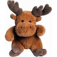 Branded Promotional CARO THE LITTLE MOOSE in Brown Soft Toy From Concept Incentives.