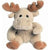 Branded Promotional CARINA THE LITTLE MOOSE in Beige Soft Toy From Concept Incentives.