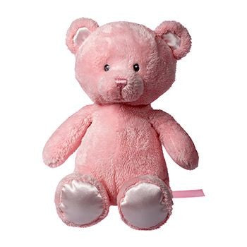 Branded Promotional JETTE PINK TEDDY BEAR Soft Toy From Concept Incentives.