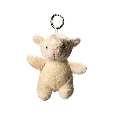 Branded Promotional SHEEP PLUSH KEYRING Keyring From Concept Incentives.