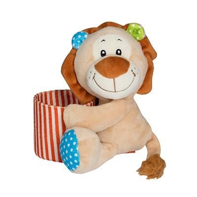 Branded Promotional LION PENCIL HOLDER Soft Toy From Concept Incentives.