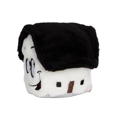 Branded Promotional SCHMOOZIE PLUSH TOY HOUSE in Black Soft Toy From Concept Incentives.