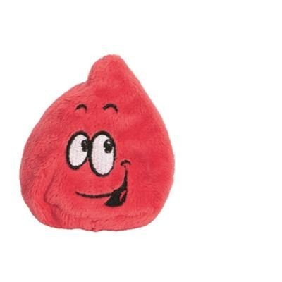 Branded Promotional SCHMOOZIE PLUSH TOY DROP in Red Soft Toy From Concept Incentives.
