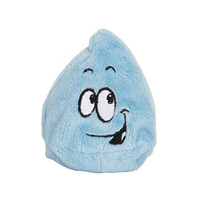Branded Promotional SCHMOOZIE PLUSH TOY DROP in Blue Soft Toy From Concept Incentives.