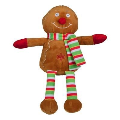 Branded Promotional GINGERBREAD MAN LEOPLOD Soft Toy From Concept Incentives.