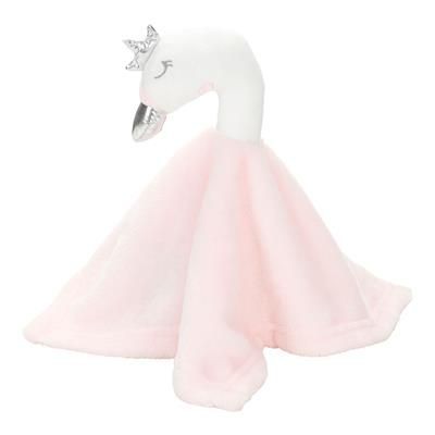 Branded Promotional SWAN CUDDLE PICNIC BLANKET PASTEL PINK Blanket From Concept Incentives.