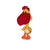 Branded Promotional COCK ROOSTER BIG HEAD SOFT TOY Soft Toy From Concept Incentives.