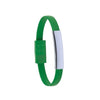 Branded Promotional BRACELET USB CHARGER CEYBAN in Green Wrist Band From Concept Incentives.