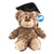 Branded Promotional BODO GRADUATE CURLY BEAR Soft Toy From Concept Incentives.